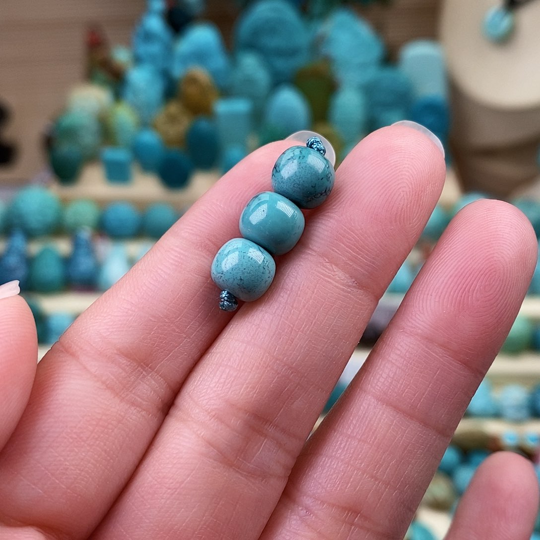 绿松石珠宝奇石未镶嵌