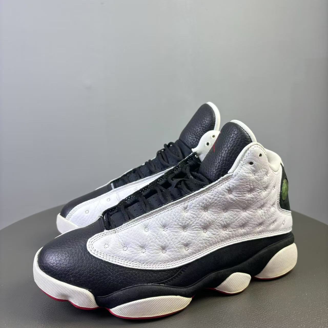 95新 maje 42.5码 AJ13熊猫 黑白球鞋 原盒