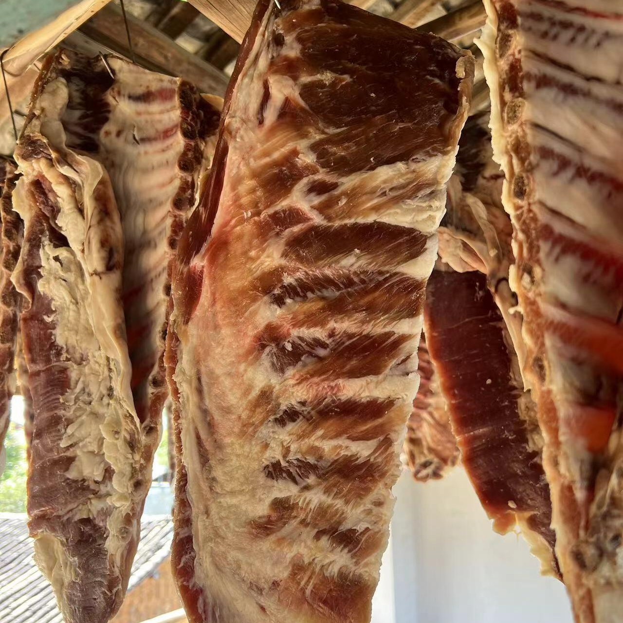 湖南风干白腊排骨 非烟熏腊排骨 顺丰包邮