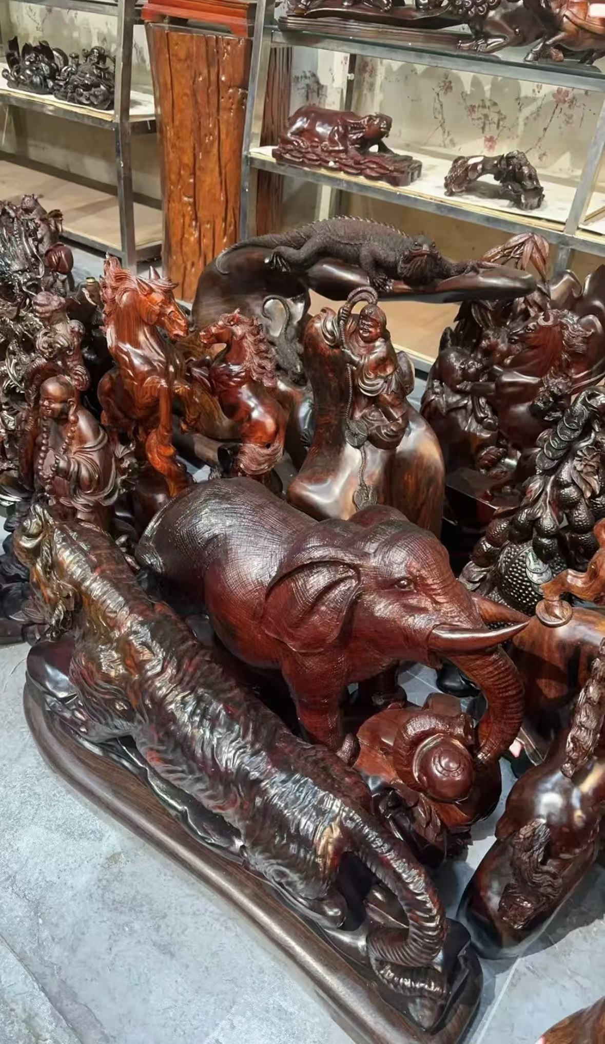 中缅红木工艺摆件等等200-2000