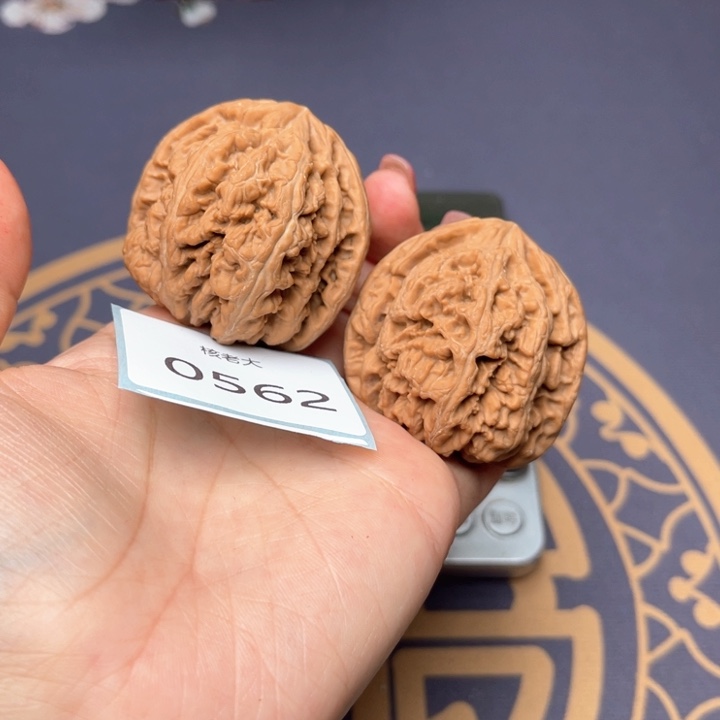 文玩核桃把件44大粗筋 0562