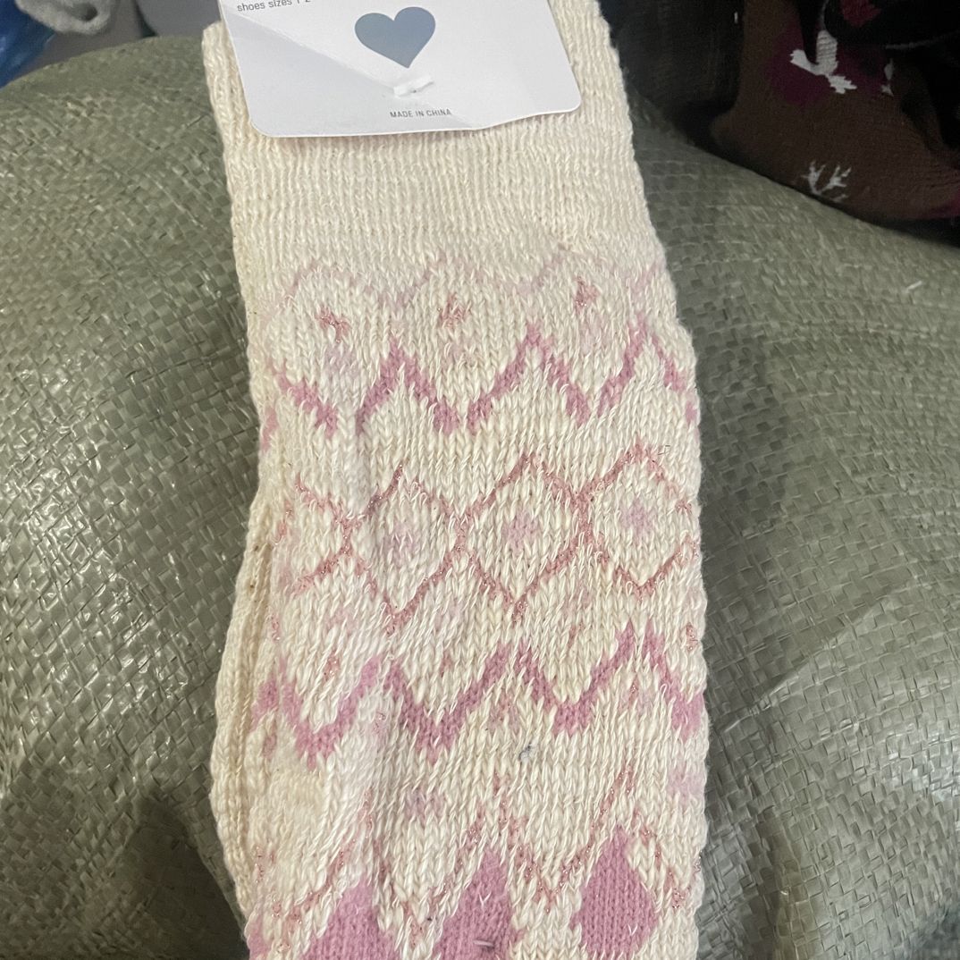 四季款女中筒堆堆袜温柔百搭