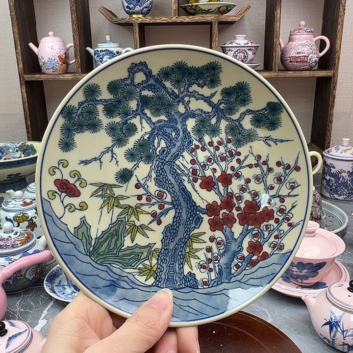 摆件陶景德镇陶瓷567老厂瓷96