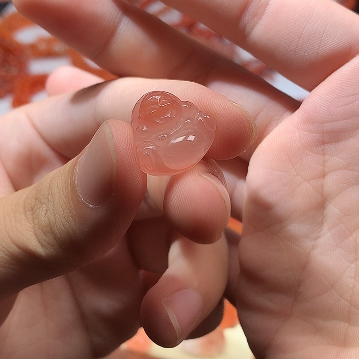 南红玛瑙未镶嵌颈饰