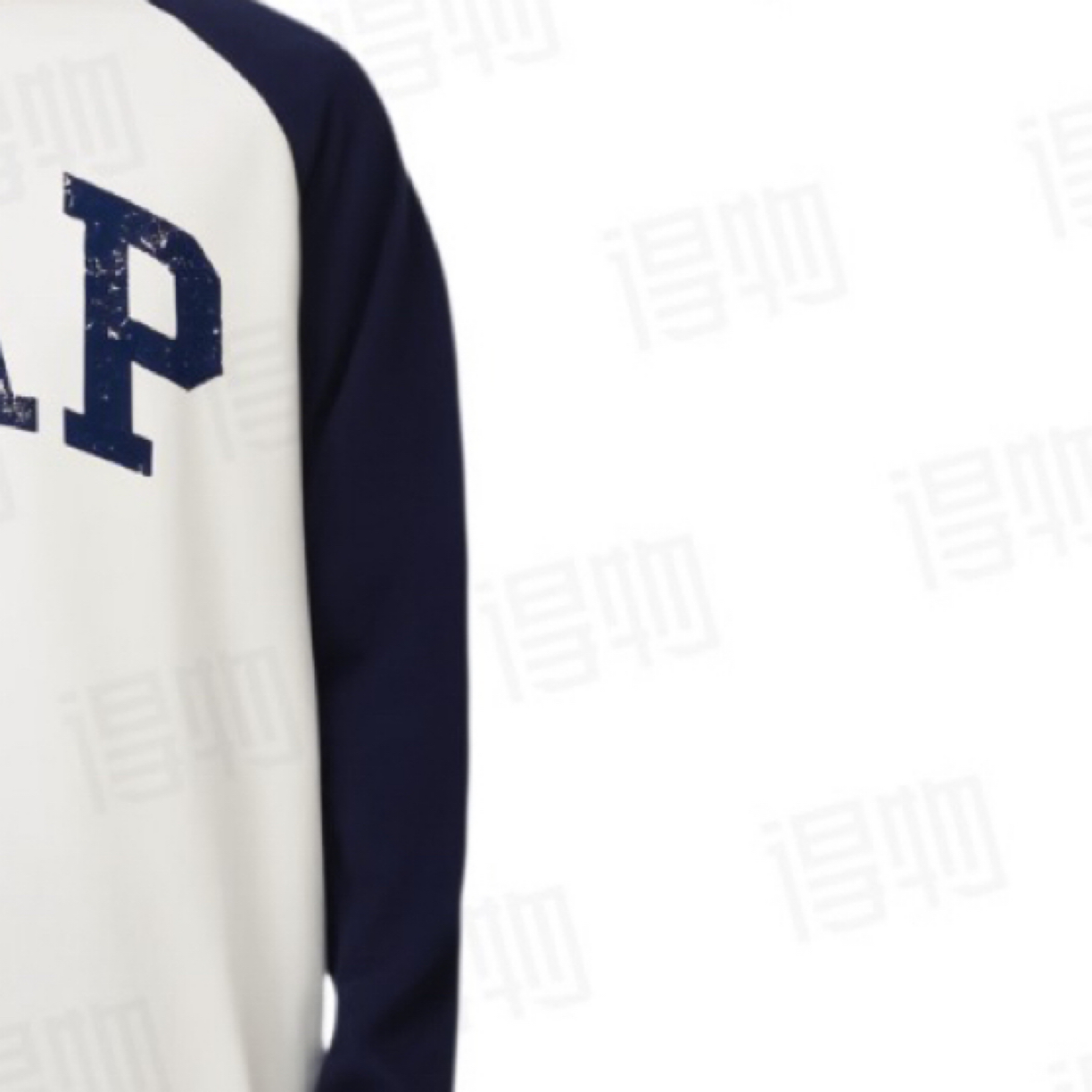 【franklin】潮牌 G纯棉logo宽松撞色插肩长袖T恤 男女同款