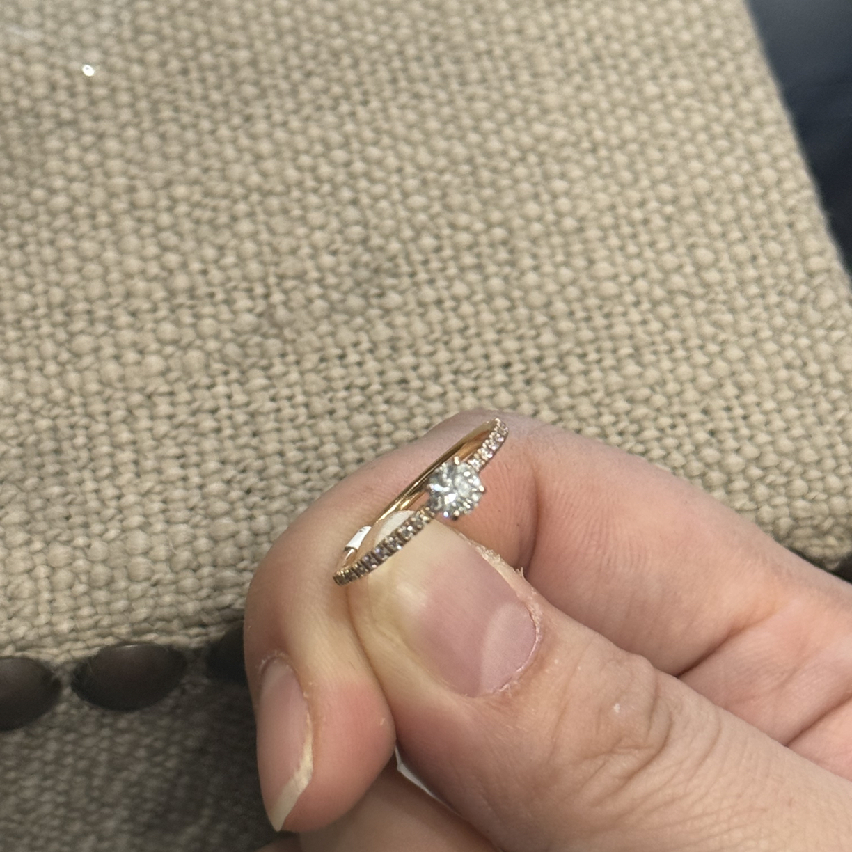 99新 Cartier/卡地亚 25年全套30分卡地亚/戒指/2322