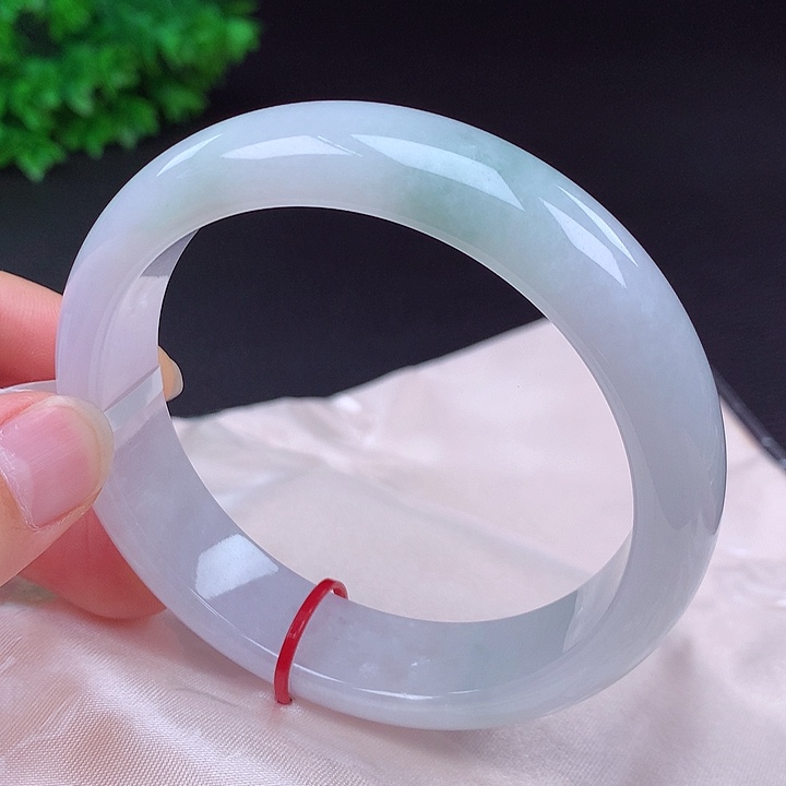 翡翠未镶嵌手镯63圈口437033