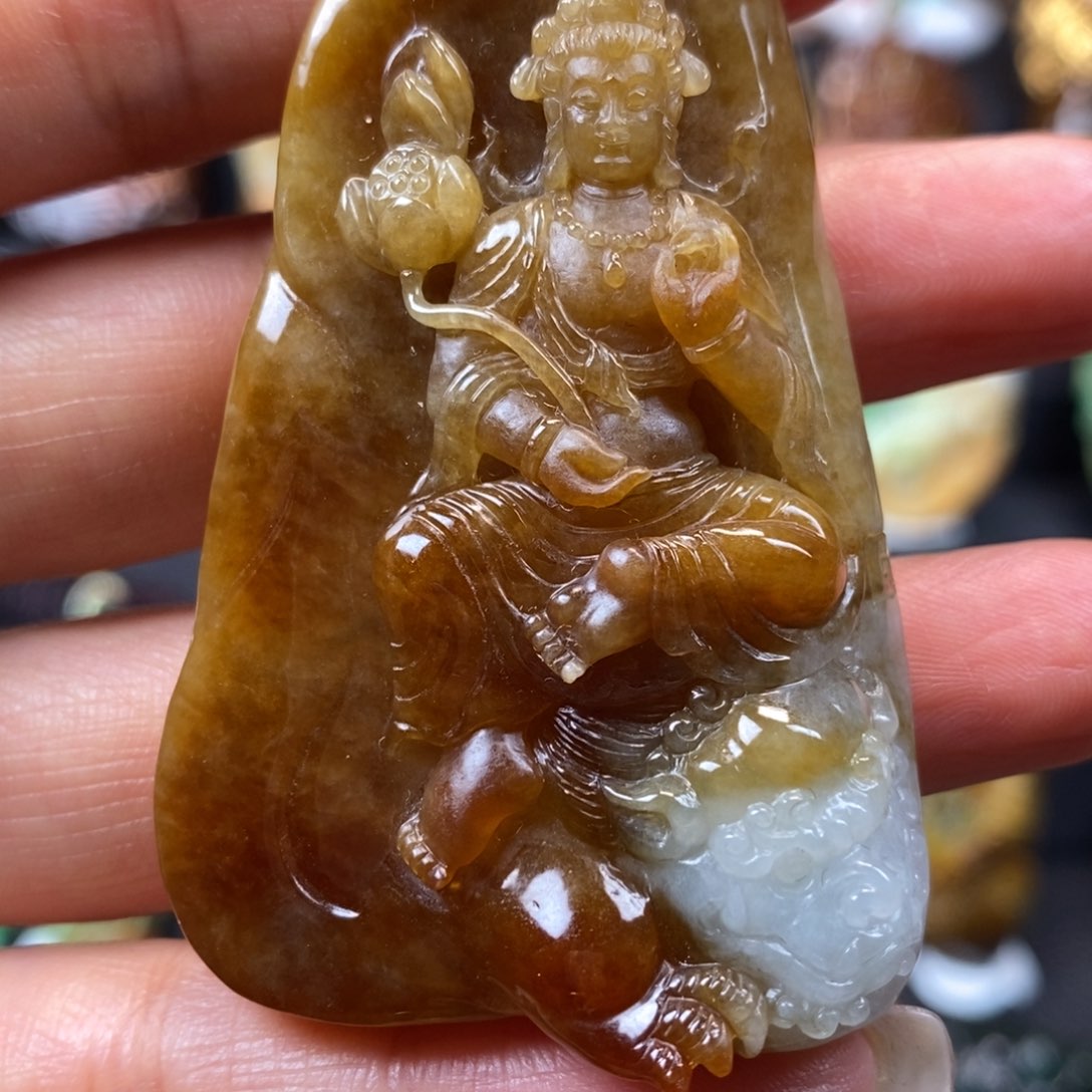 定制翡翠未镶嵌天***秋