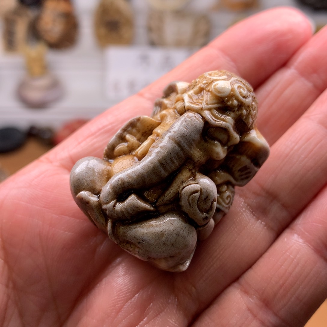 鹿骨手串/手链天天都在盘 