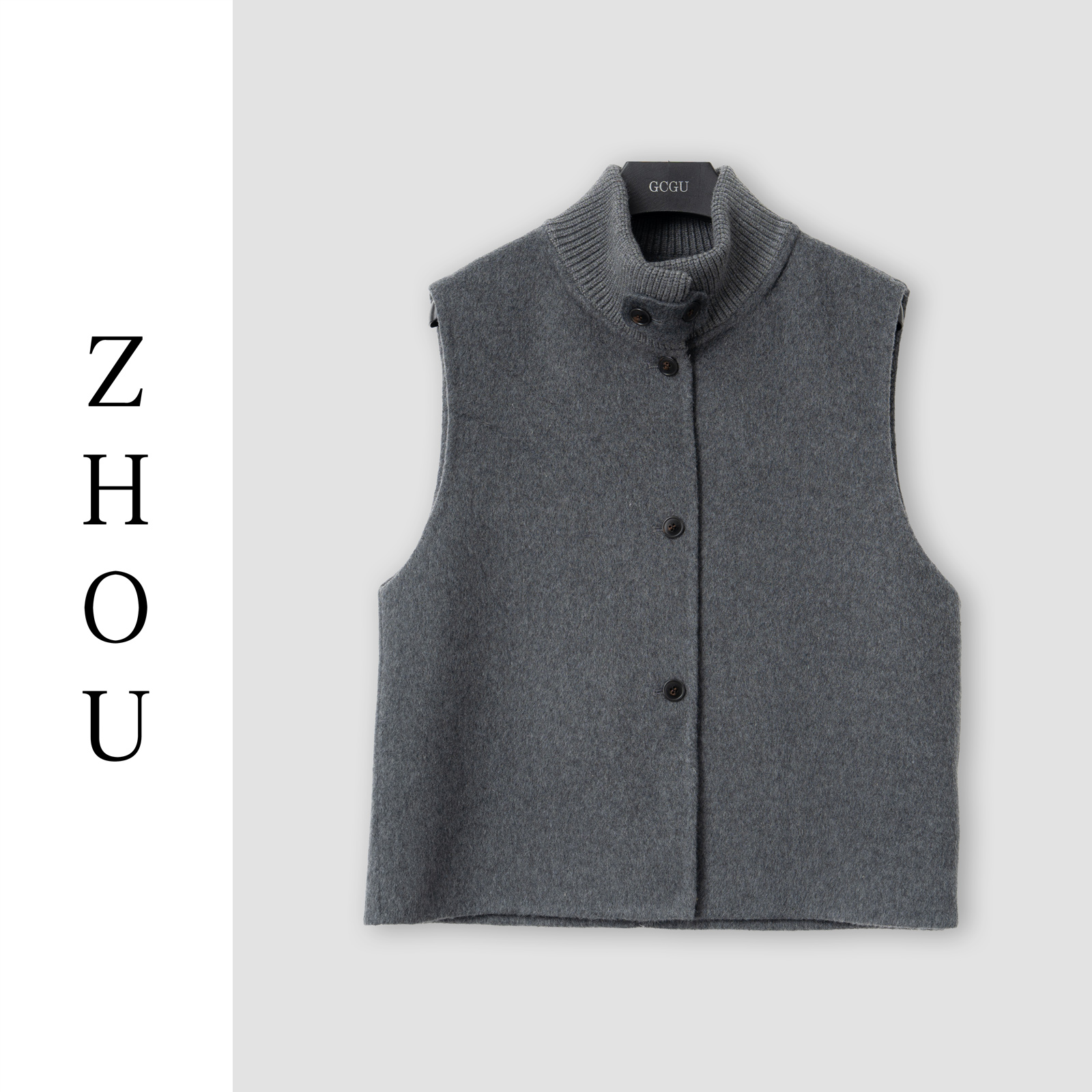 （周哥甄选）深灰马甲-31934