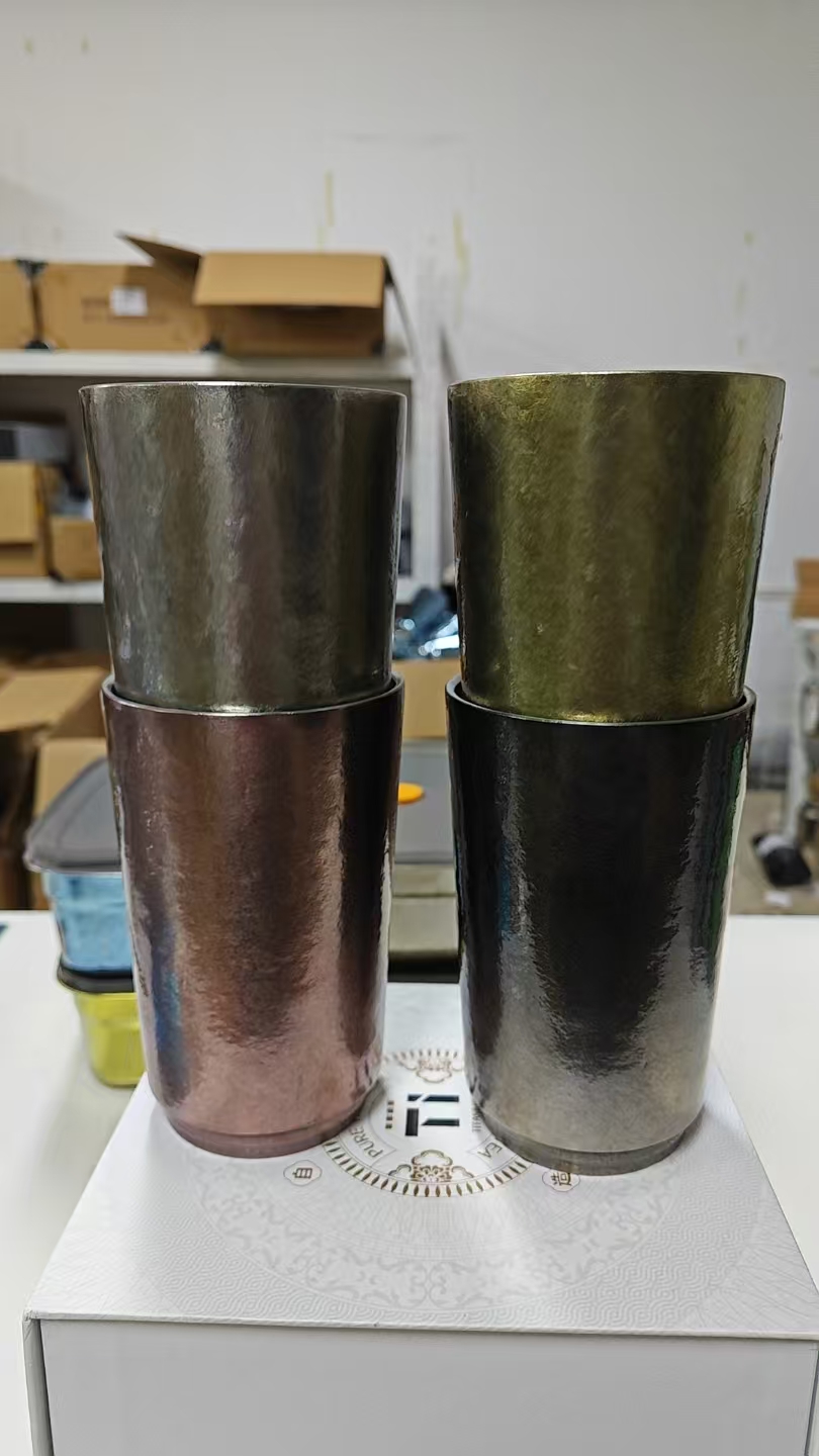 《KK微瑕保温450ml啤酒杯》纯钛保温高颜值家用户外办公咖啡啤酒杯
