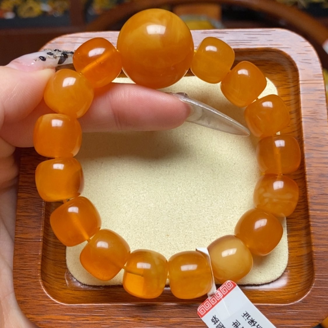 【闪购商品】蜜蜡手链未镶嵌手串