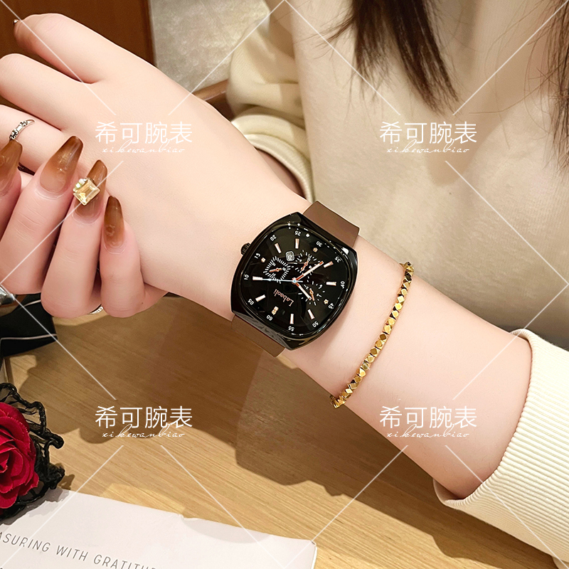 【高配升级版】爆款休闲简约大方女士手表百搭男女同款日历腕表419