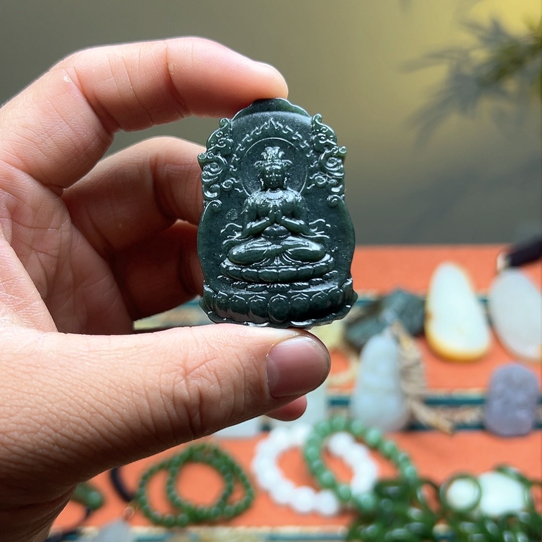 和田玉珠宝半成品未镶嵌