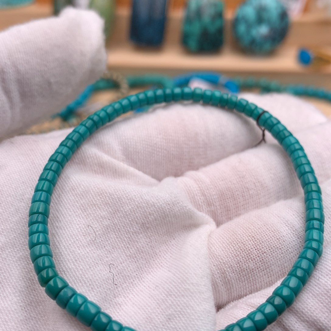 未镶嵌绿松石直切