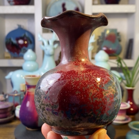 瓷片禹州神后钧瓷原产地~