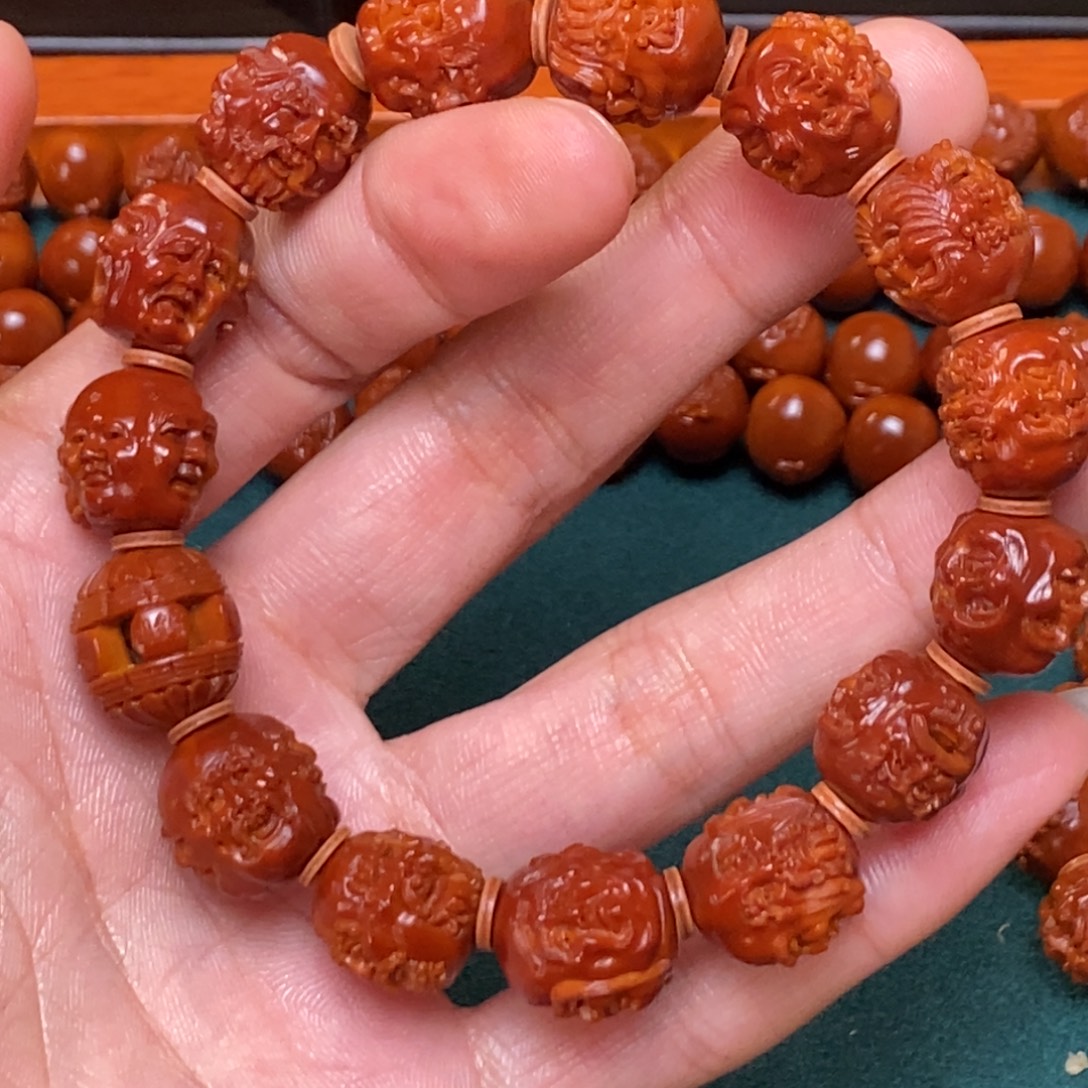 光***月橄榄核吊坠Dhd56罗汉