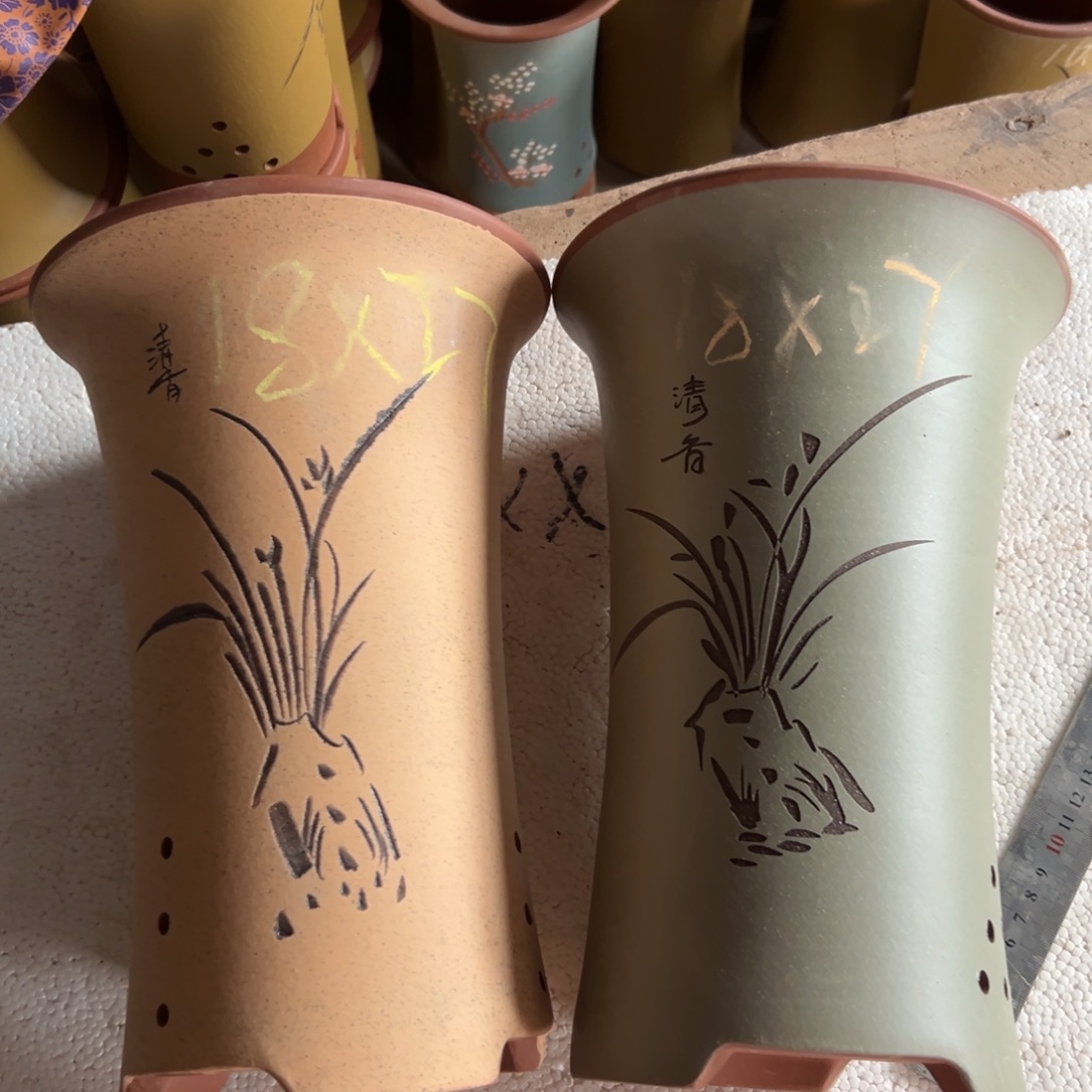 宜兴川阁紫砂花盆