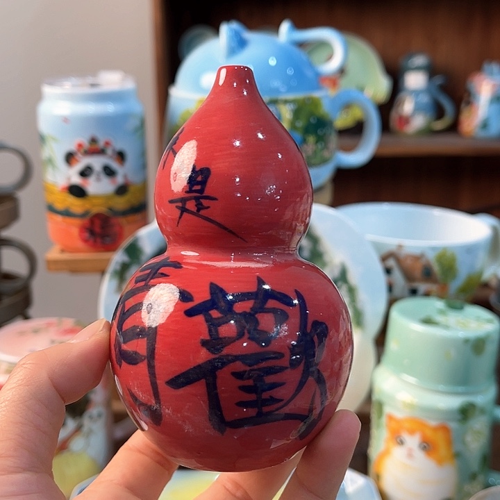 陶景德镇釉下手绘陶瓷 