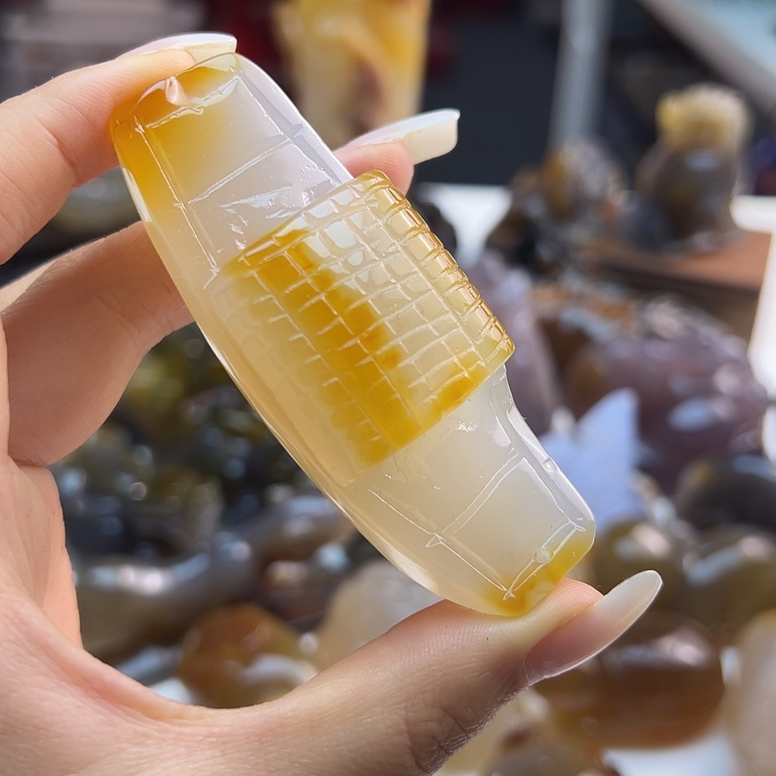 玛瑙/玉髓未镶嵌吊坠(不含链)