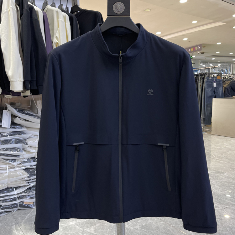 (146）立体版型弹力舒适面料夹克男装秋季新款外套品牌撤柜剪标