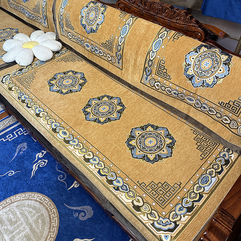 西藏式家用藏式沙发垫轻奢高档简约美式新中式复古简约加厚欧式