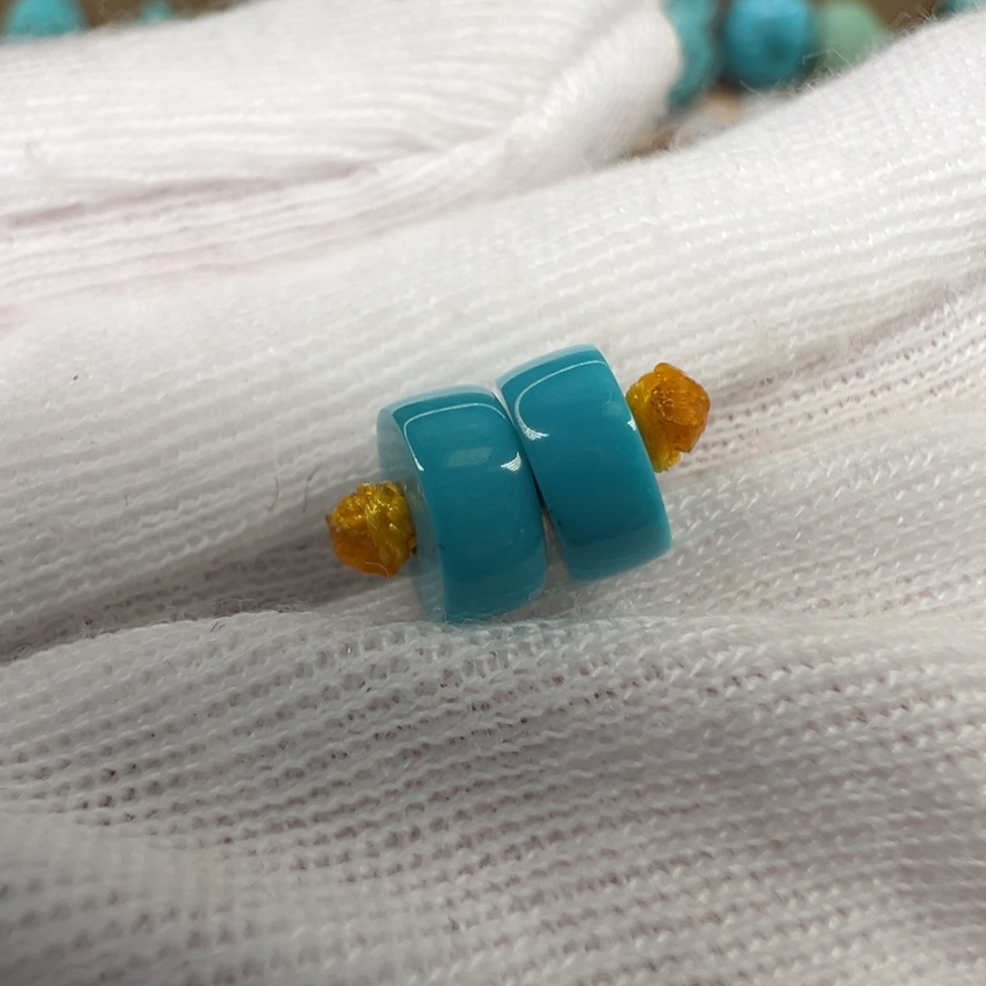 绿松石配饰未镶嵌宽**福6.47^2.95