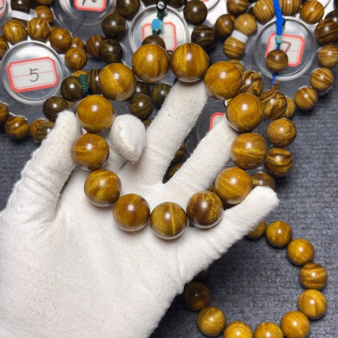 楠木（金丝楠）手串/手链枯木1.8水波闪电89