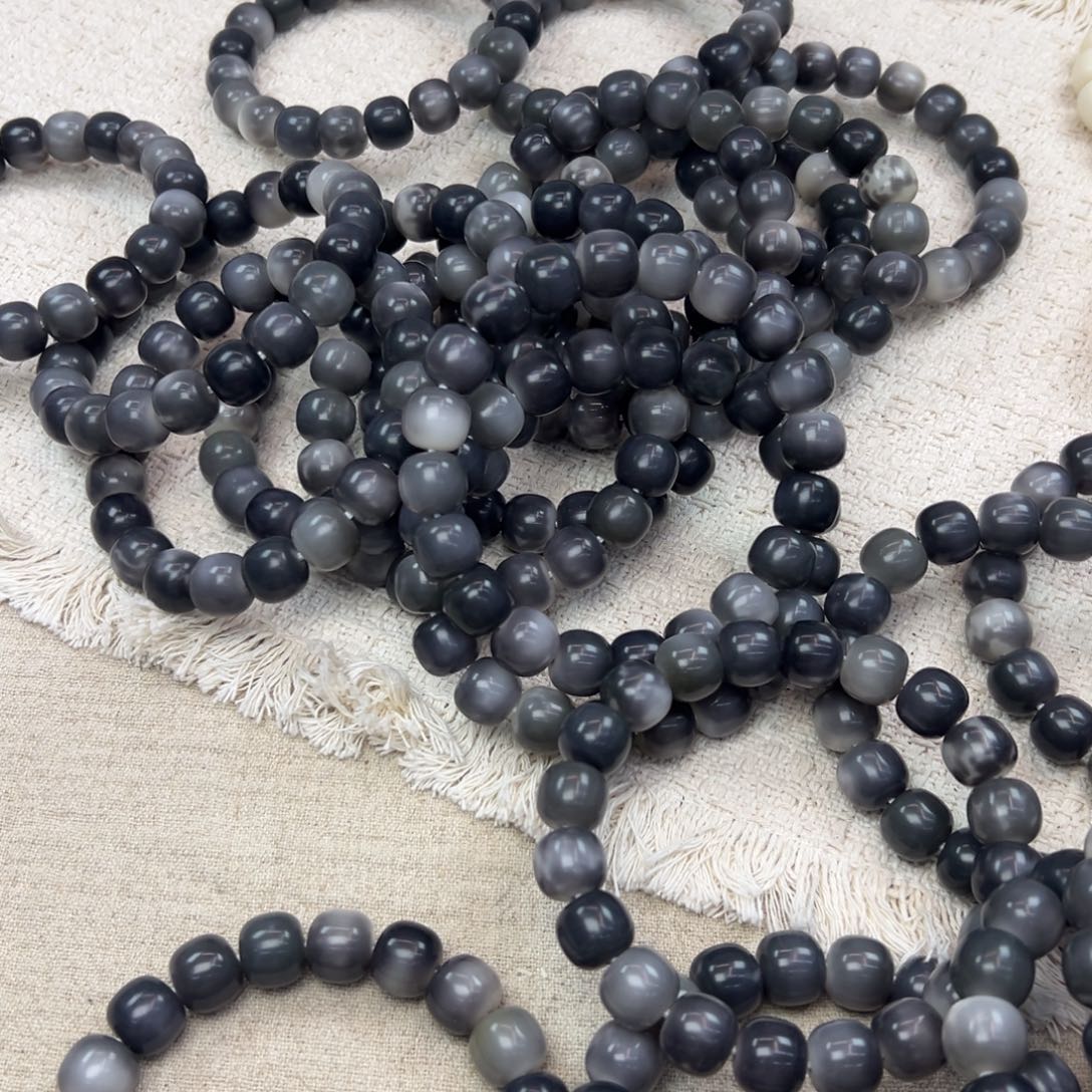 菩提根/象牙果吊坠14干磨泼墨单圈