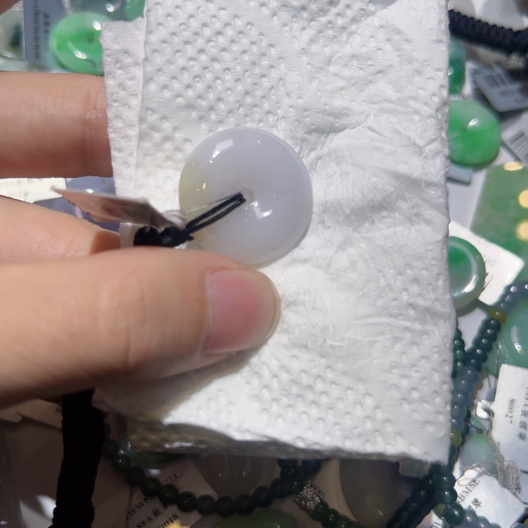 翡翠颈饰未镶嵌天然翡翠A货