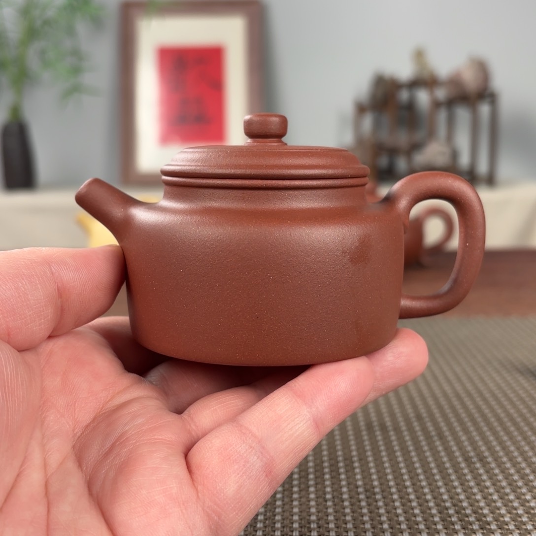 紫砂茶壶?*控微瑕黄龙山原矿紫砂壶