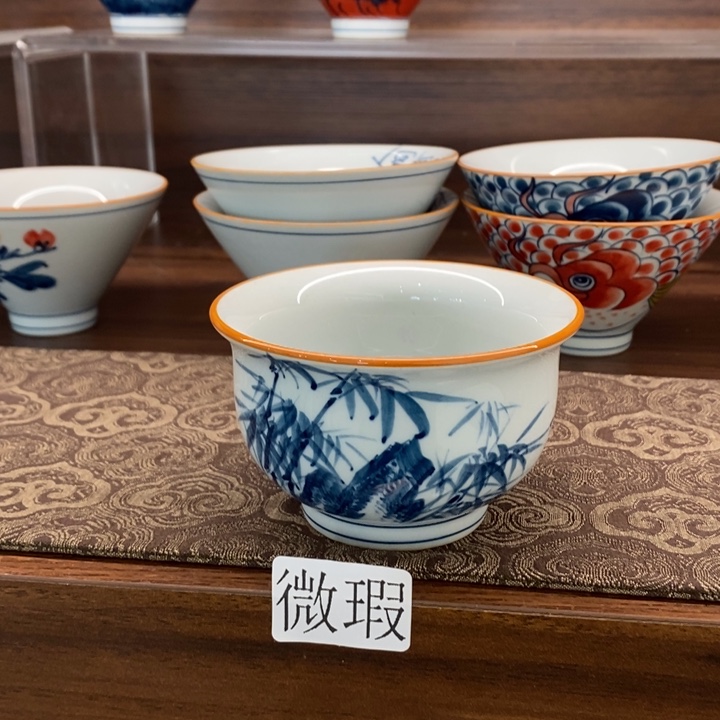 釉下老陶泥手工绘制