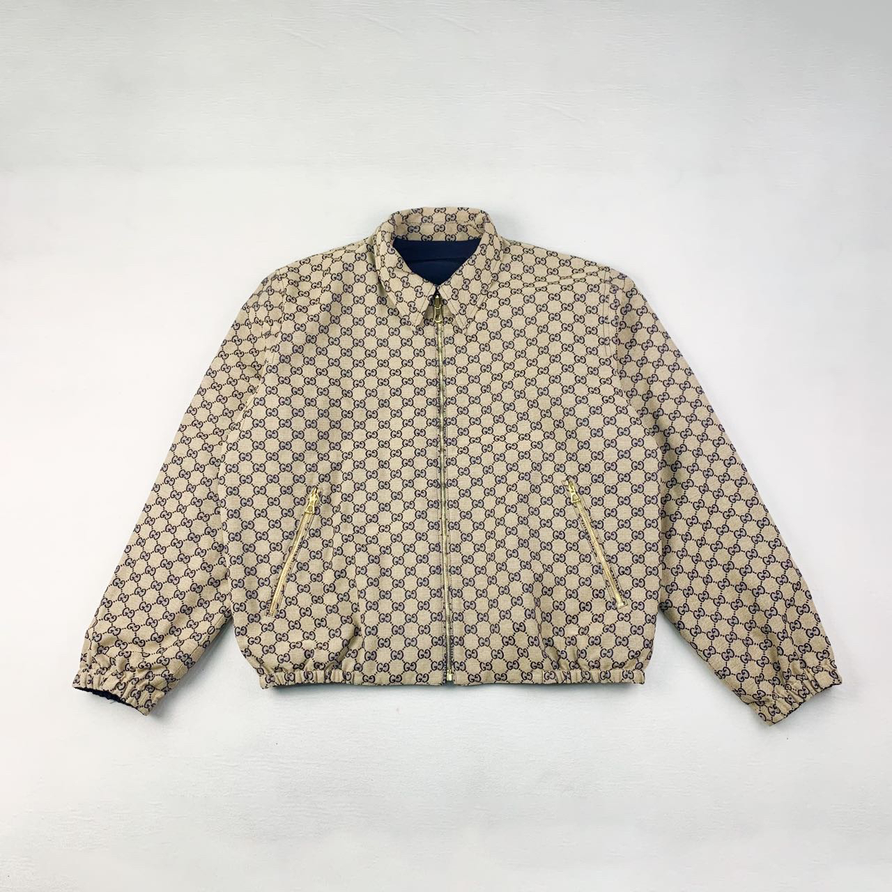未使用 GUCCI/古驰 满印logo双面穿外套52码编码xb5861