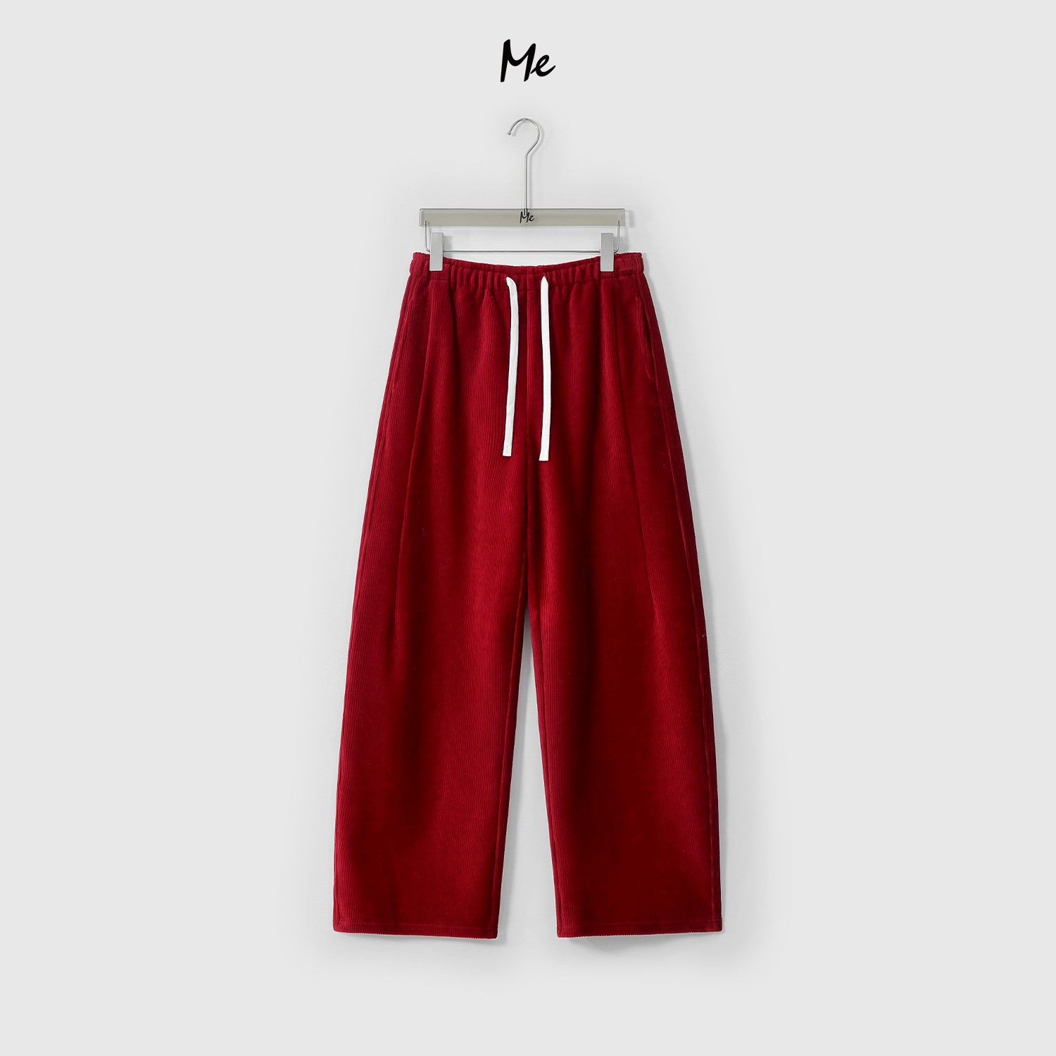 ME【番茄裤（加绒）】内里BABY绒保暖坑条高腰显瘦时尚裤子MESA5321