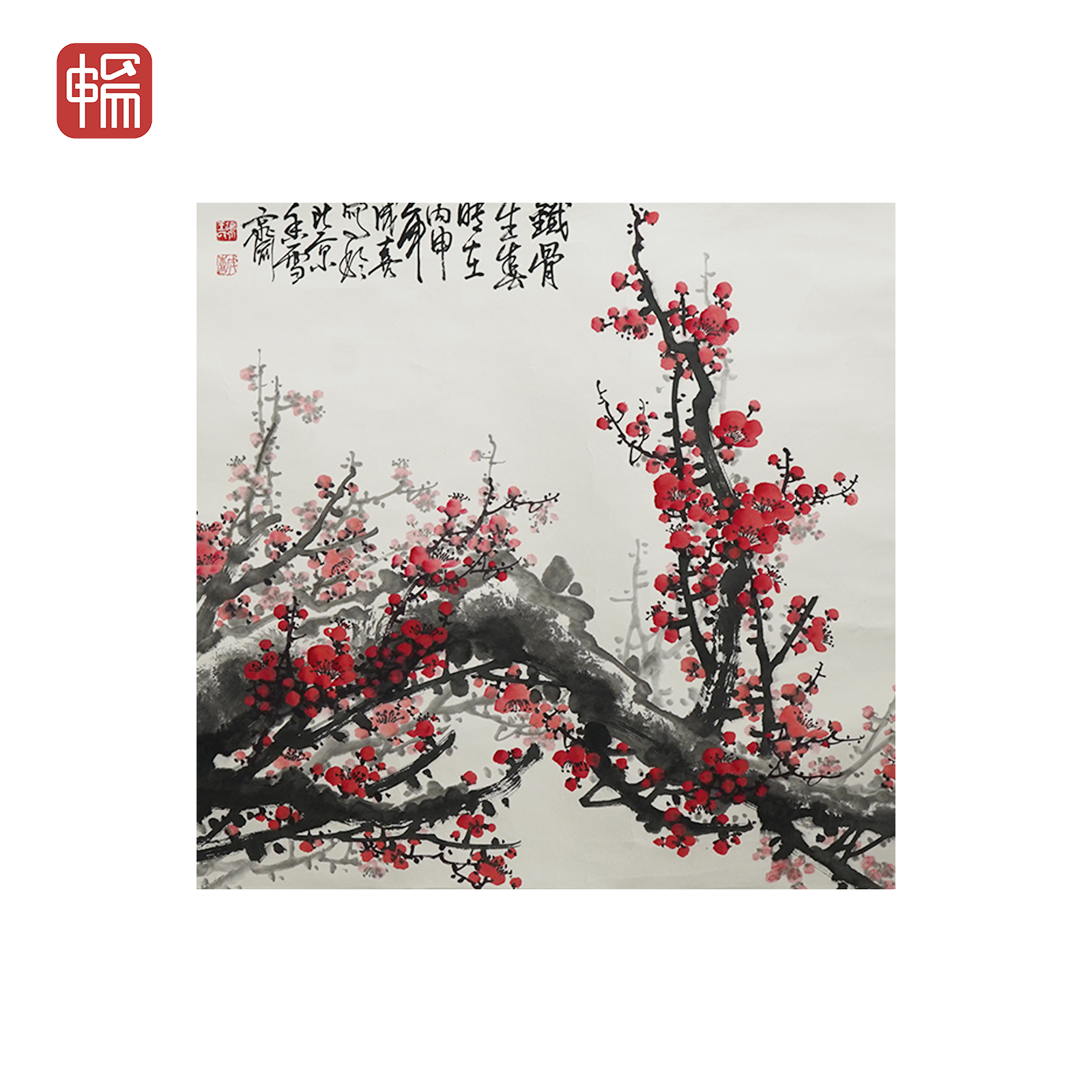  F625 铁骨生春 王成喜66*66（3.92） 纸本镜片 FL