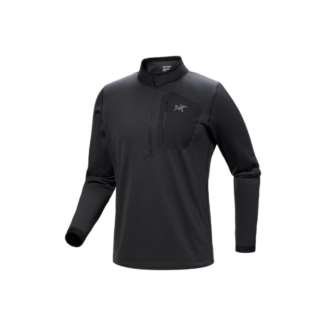 ARC'TERYX/始祖鸟Rho SV Zip Neck-刺绣标立领半拉链长袖卫衣