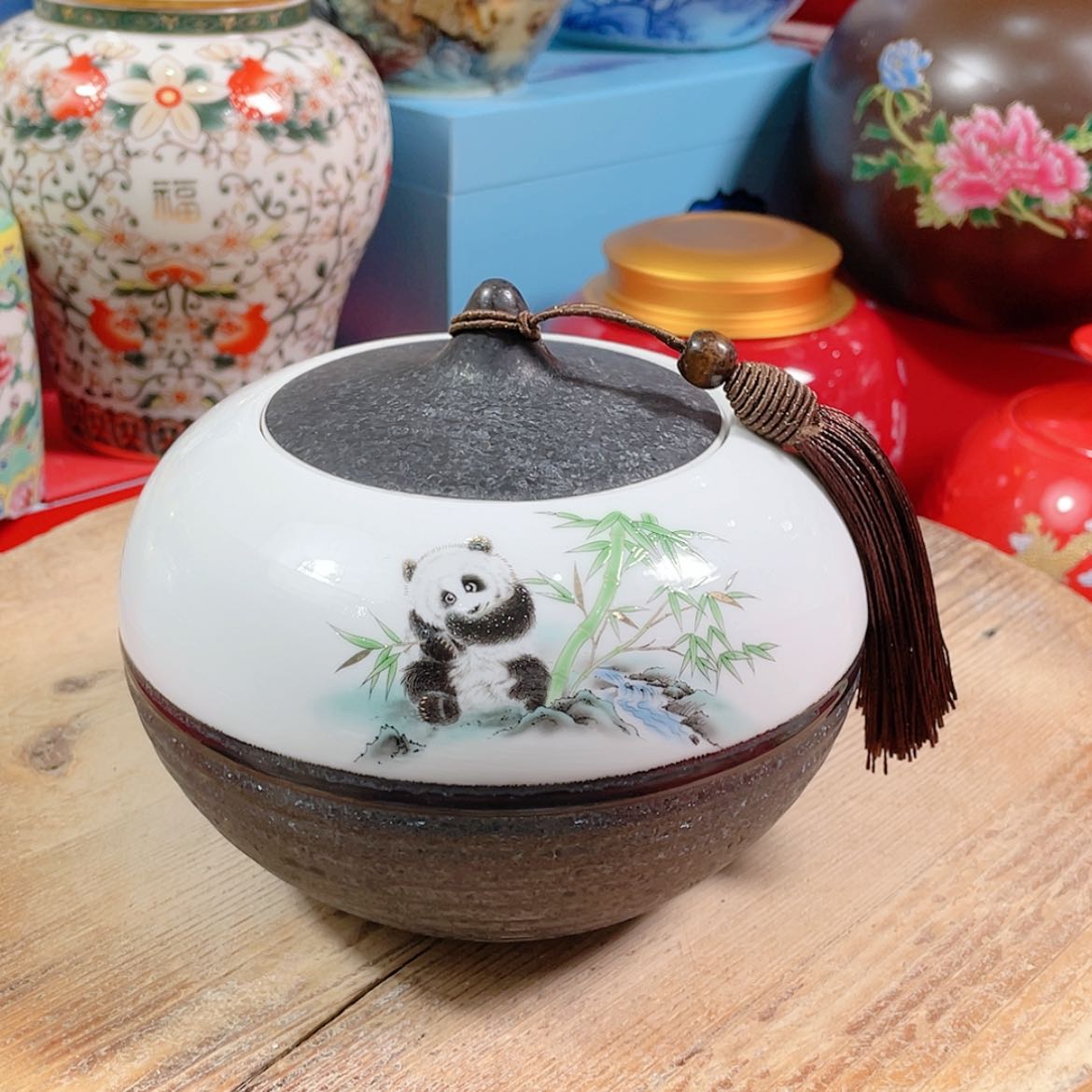 【闪购商品】罐陶瓷茶叶罐密封罐