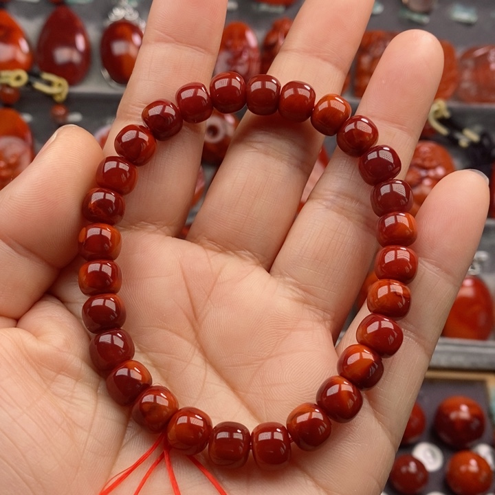 南红玛瑙手串未镶嵌刘****肠
