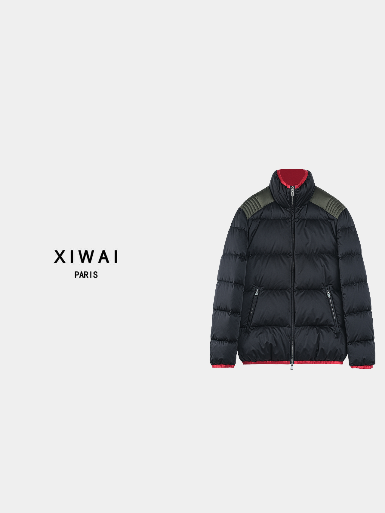 高级男装 秋冬新品24s男士男款运动时尚休闲立领保暖冬季 6951