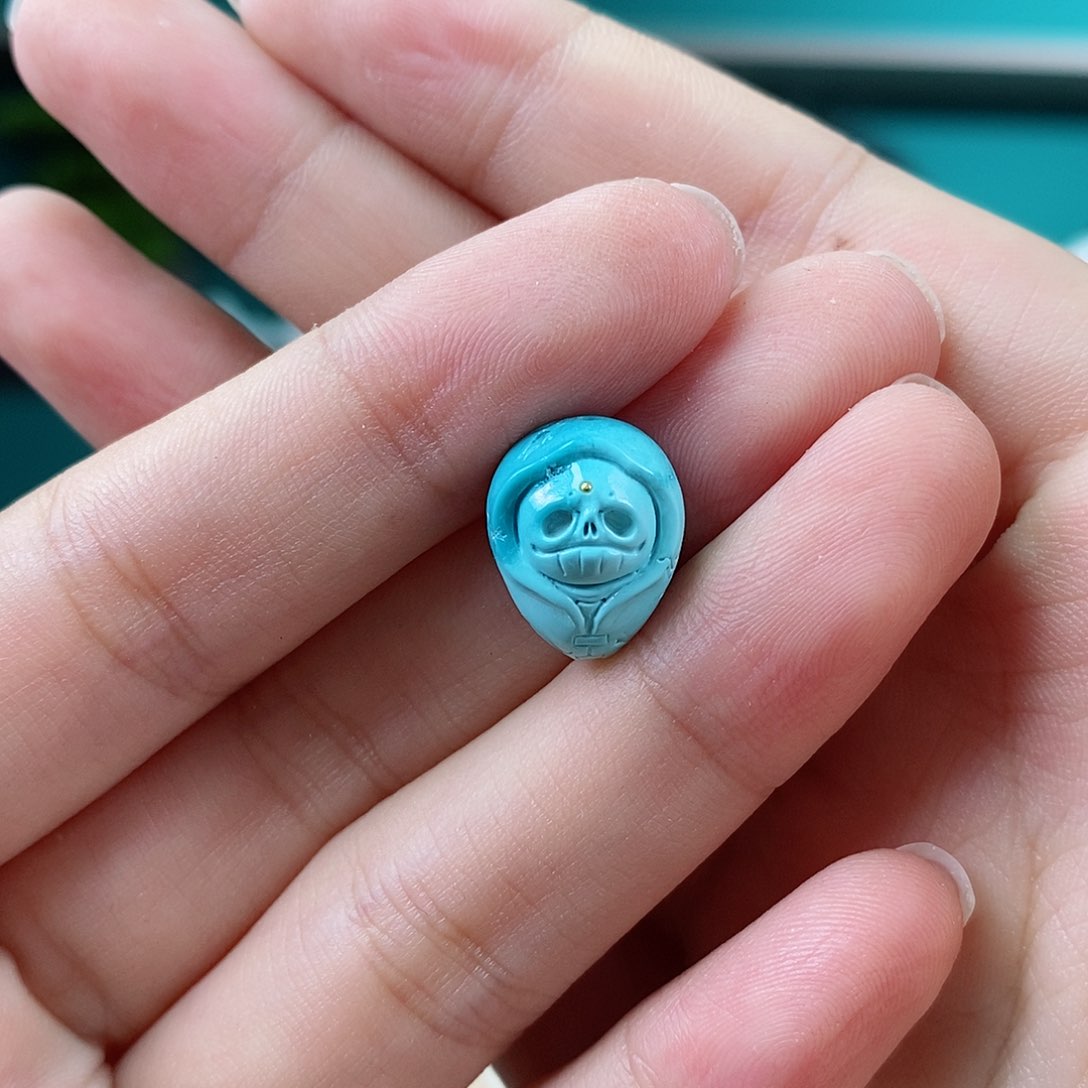 未镶嵌绿松石珠宝奇石