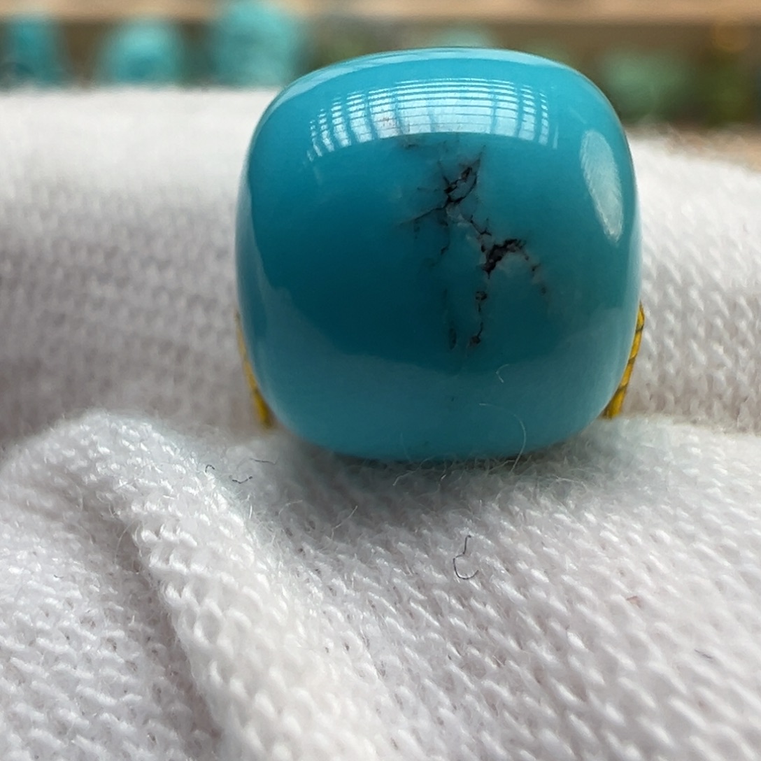 绿松石未镶嵌配饰8.8×8.1