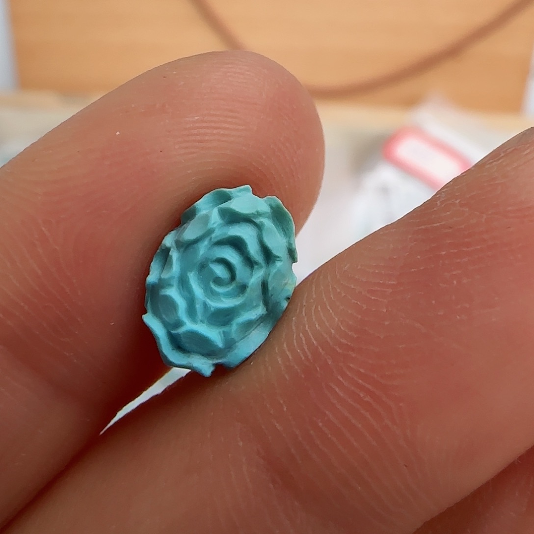 绿松石珠宝半成品未镶嵌