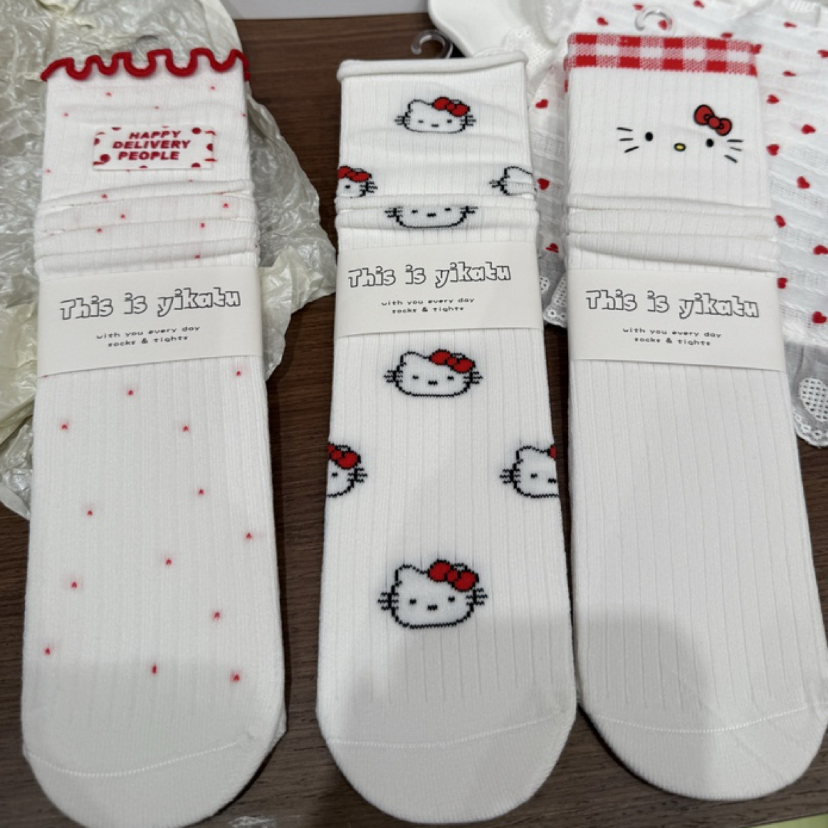 伊卡兔秋季新款儿夏季童袜白色伊卡兔潮袜童袜袜子中筒袜棉袜女袜