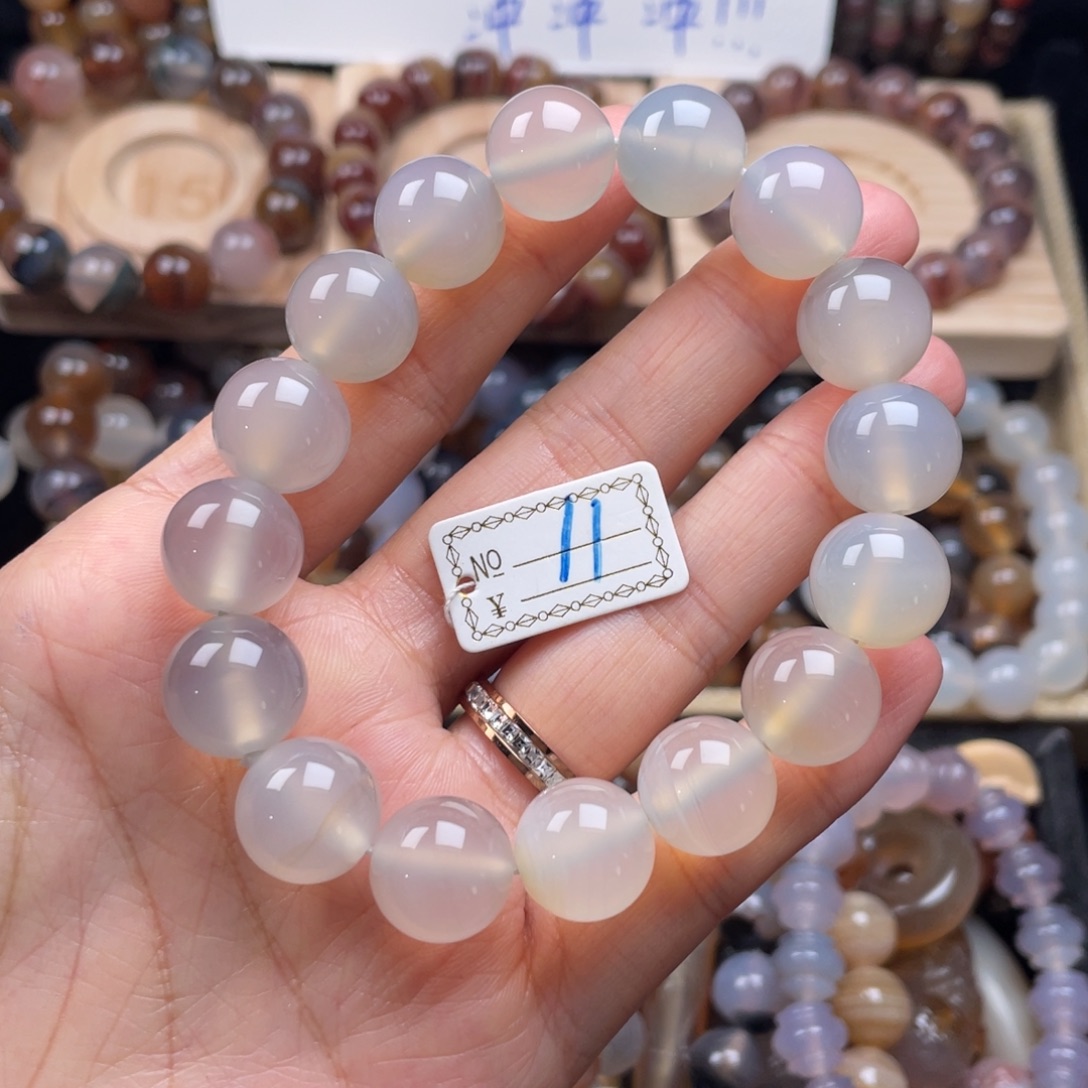 玛瑙/玉髓未镶嵌手链