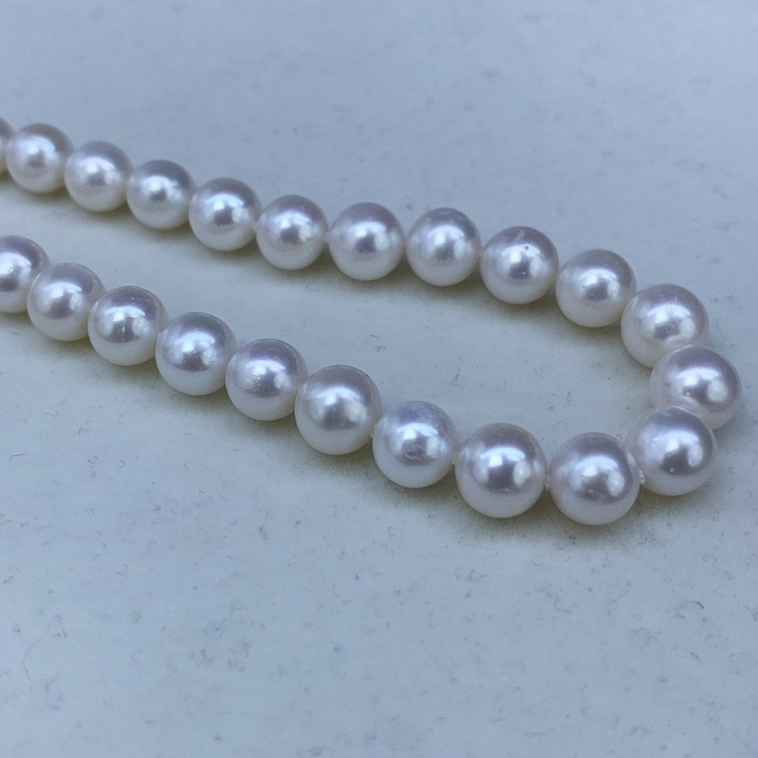 淡水珍珠颈饰银S925镶嵌➕7.8高品