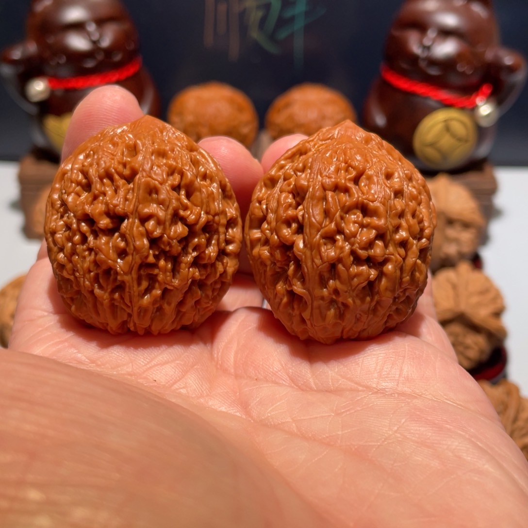 文玩核桃把件大蒜头35