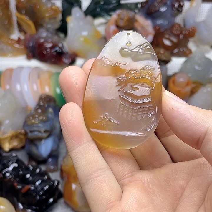 玛瑙/玉髓饰品未镶嵌