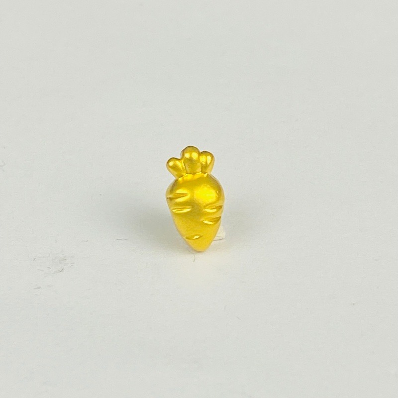 君潮黄金足金999通孔胡萝卜DP0218