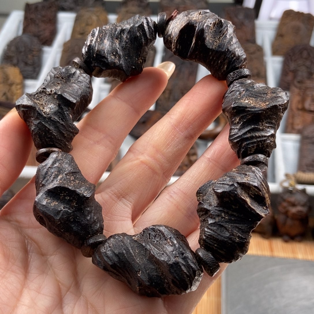 香榧木阳***孩海南原料手串