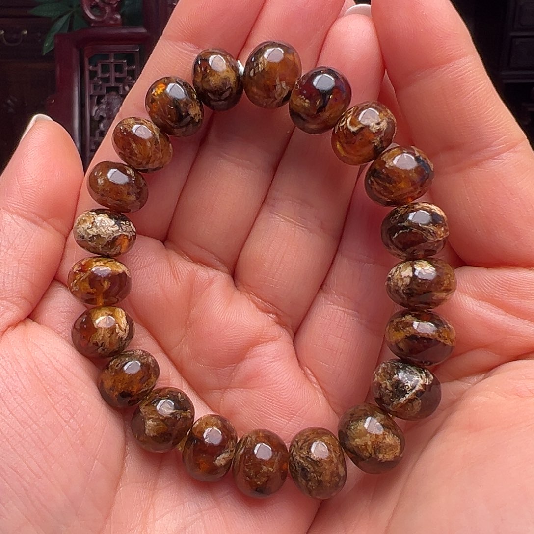 琥珀裸石未镶嵌抚顺琥珀22007-2。12m m